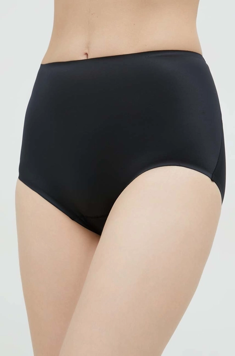 Spanx figi modelujące Shaping Satin kolor czarny z satyny