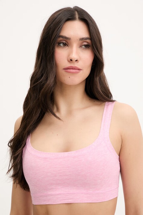 United Colors of Benetton σουτιέν με βαμβάκι ροζ 3ZQM1R1D4