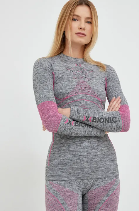 Funkčné tričko s dlhým rukávom X-Bionic Energy Accumulator 4.0 šedá farba