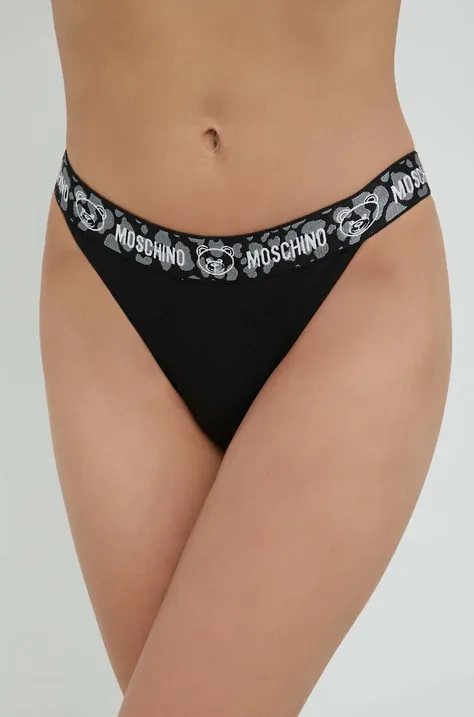 Moschino Underwear figi kolor czarny