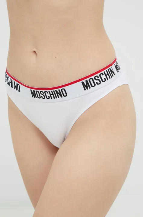 Moschino Underwear figi 2-pack kolor biały