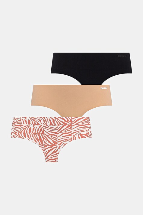 Dkny figi 3-pack kolor brązowy DK5028BP3