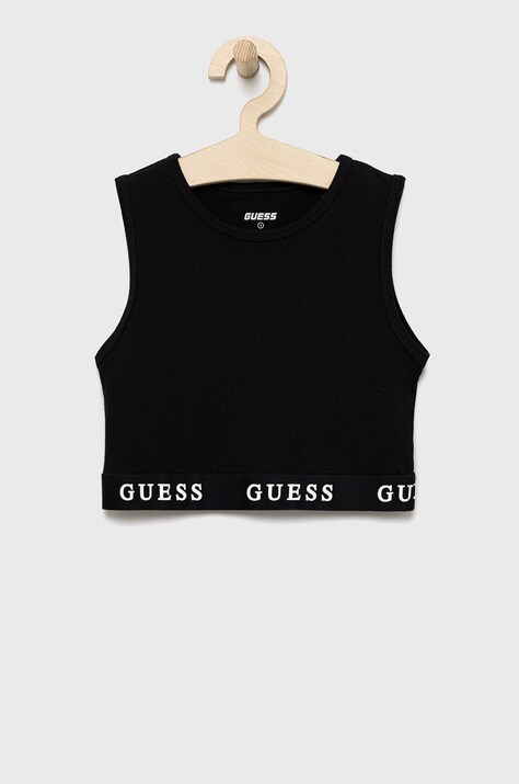Дитячий топ Guess колір чорний