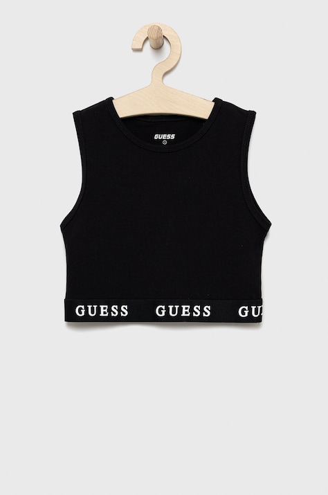 Дитячий топ Guess колір чорний