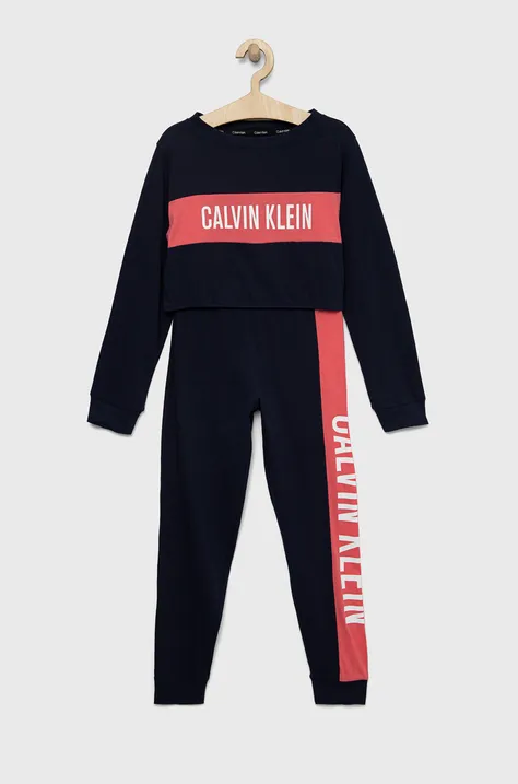 Детска памучна пижама Calvin Klein Underwear