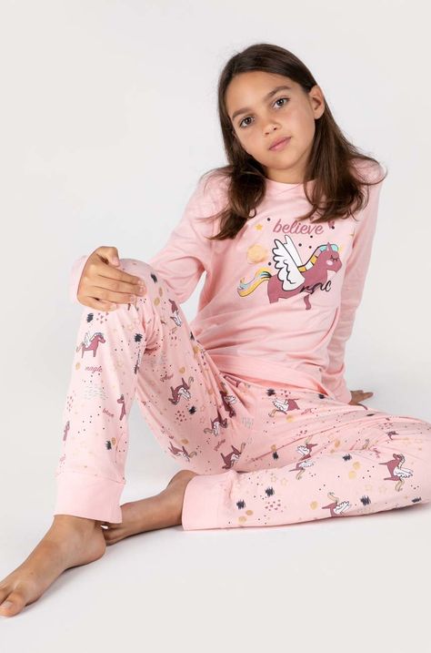 Detské bavlnené pyžamo Coccodrillo