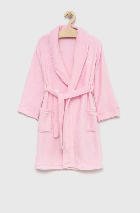 Детский халат Polo Ralph Lauren цвет розовый
