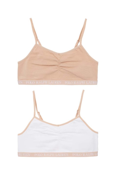 Παιδικό σουτιέν Polo Ralph Lauren 2-pack χρώμα: μαύρο
