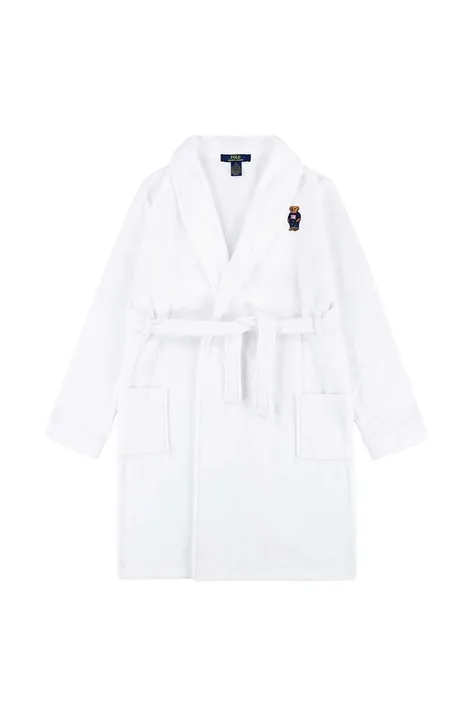 Παιδικό μπουρνούζι Polo Ralph Lauren χρώμα: άσπρο