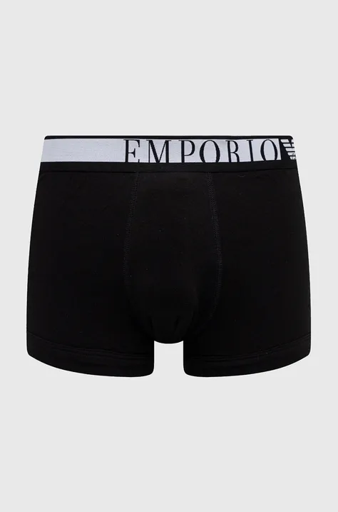 Боксери Emporio Armani Underwear чоловічі колір чорний