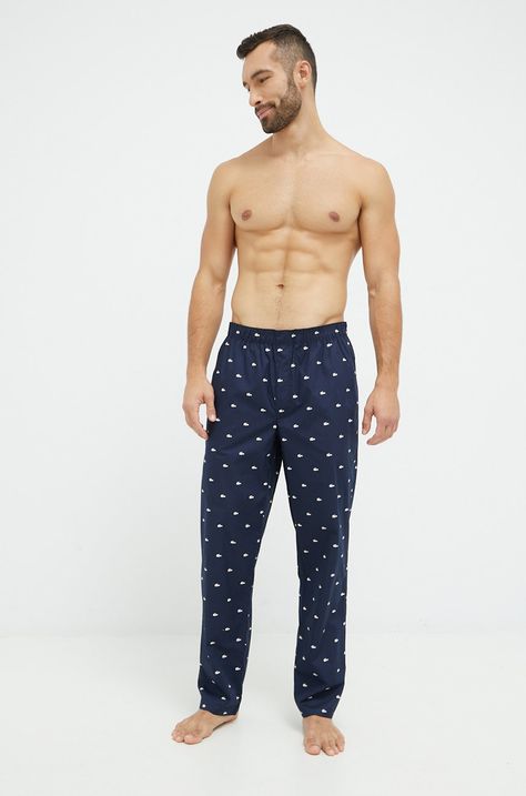Bavlnené pyžamové nohavice Lacoste