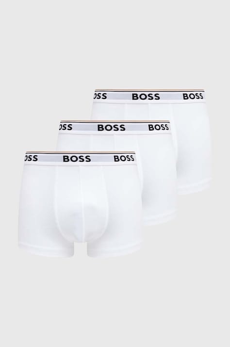 BOSS boxeralsó 3 db fehér, férfi
