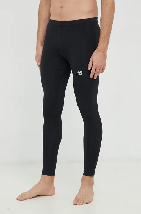 New Balance legginsy do biegania Accelerate kolor czarny