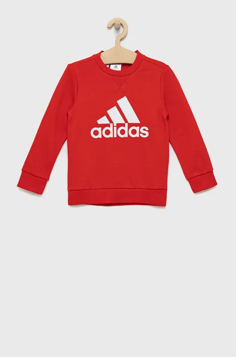 Παιδική μπλούζα adidas Performance χρώμα: κόκκινο,