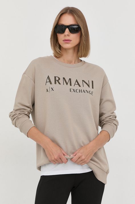 Памучен суичър Armani Exchange