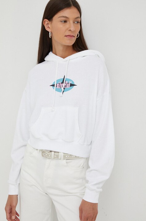 Levi's bluza femei, culoarea alb, cu imprimeu