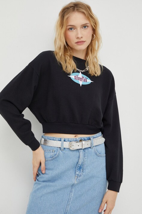 Levi's bluza femei, culoarea negru, cu imprimeu