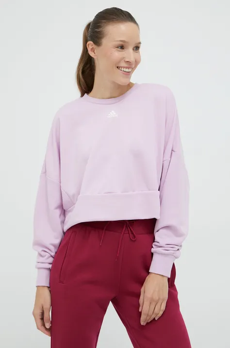 adidas edzős pulóver Studio lila, női, sima