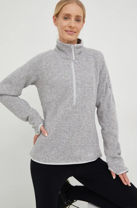 Спортивна кофта Helly Hansen Varde жіноча колір сірий меланж