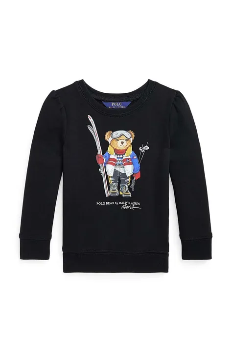 Παιδική μπλούζα Polo Ralph Lauren χρώμα: μαύρο,