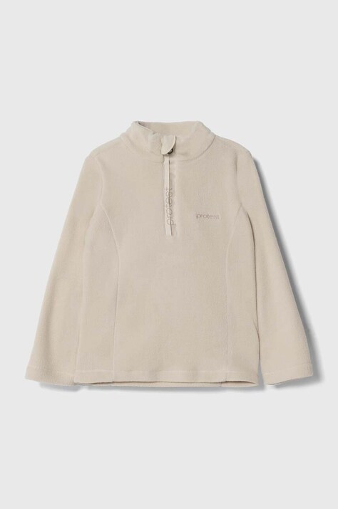 Дитяча кофта Protest колір бежевий однотонна