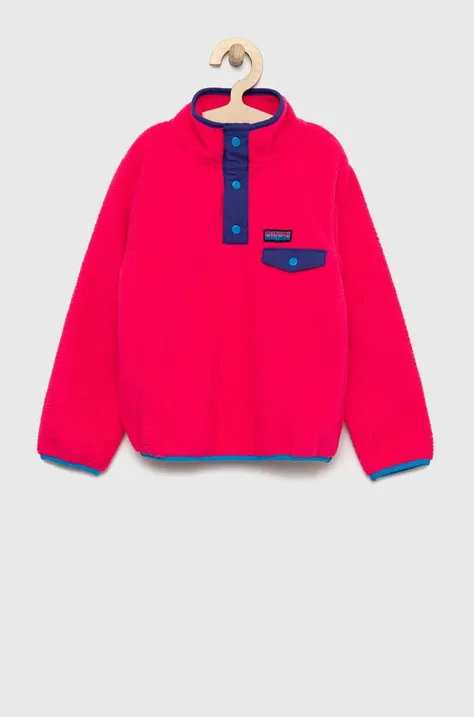 GAP bluza dziecięca kolor różowy gładka