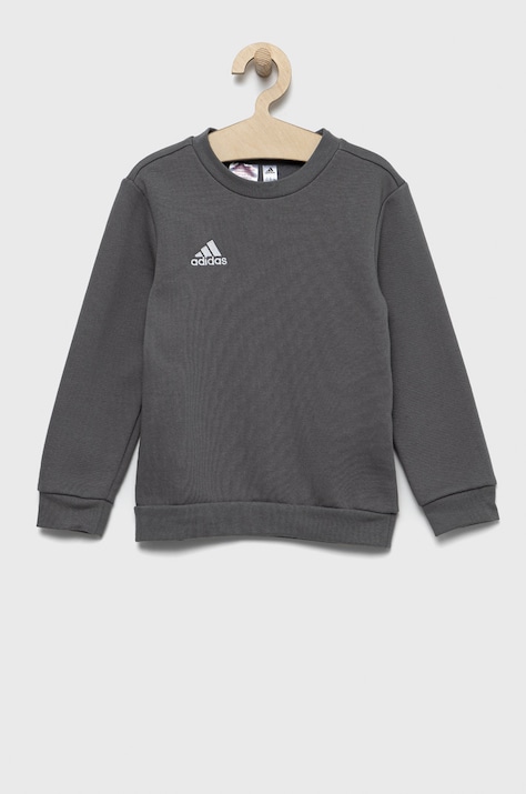 Otroška mikica adidas siva barva,