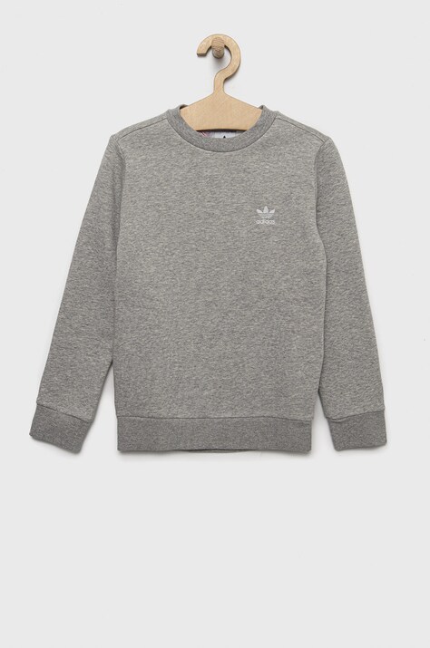 Dječja dukserica adidas Originals boja: siva, melanž