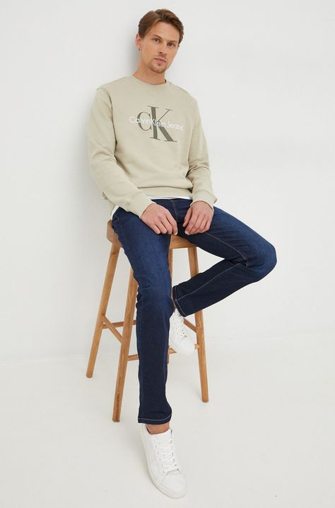 Calvin Klein Jeans hanorac de bumbac