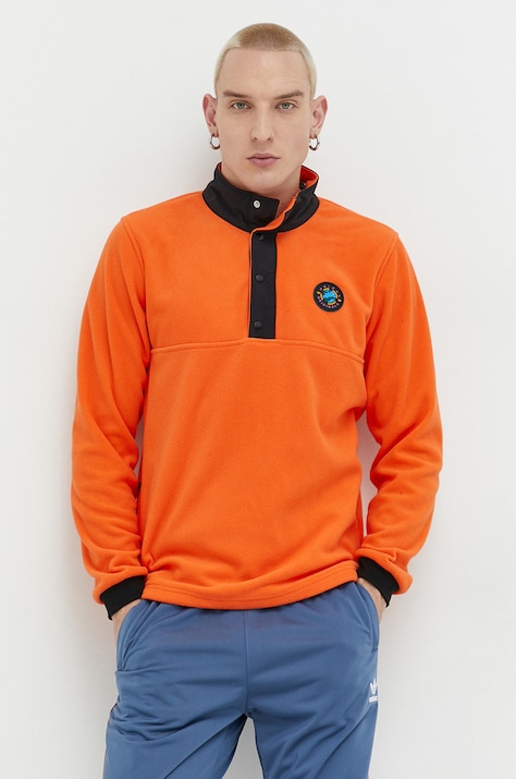Bluza adidas Originals moška, oranžna barva