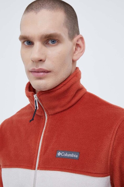 Спортивная кофта Columbia Steens Mountain 2.0 цвет красный однотонная 1476671