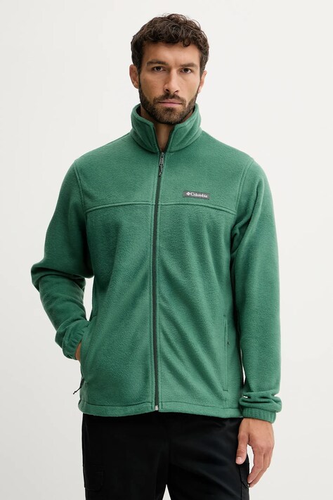 Columbia bluza sportowa Steens Mountain 2.0 kolor zielony gładka 1476671
