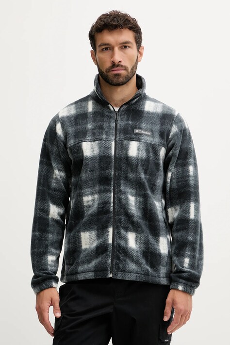Columbia bluza sportowa Steens Mtn Print kolor szary wzorzysta