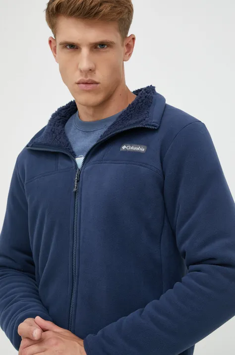 Columbia sweatshirt men's navy blue color