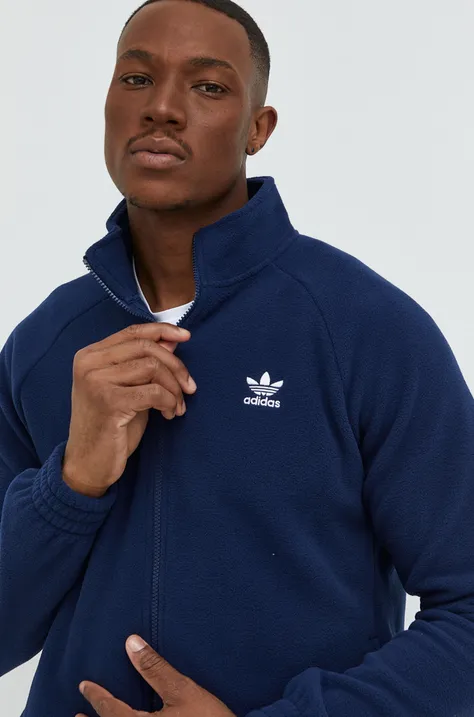 Кофта adidas Originals мужская цвет синий с аппликацией