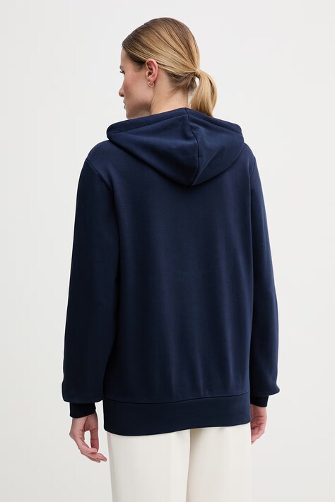 Lacoste кофта з капюшоном бавовняна — AW22-BLM0SD, темно-синій — фото 5