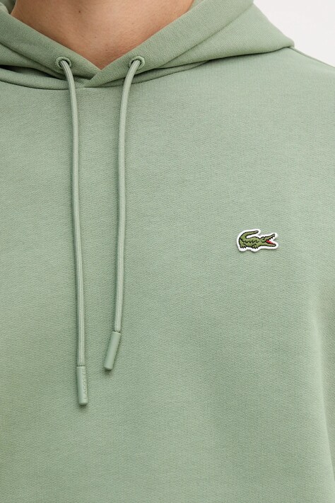 Lacoste кофта з капюшоном бавовняна — AW22-BLM0SD, зелений — фото 11