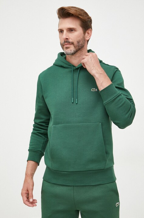 Lacoste кофта з капюшоном бавовняна — фото 2