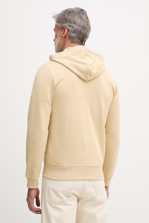 Lacoste кофта з капюшоном чоловіча з бавовною — AW22-BLM0SE, бежевий — фото 3