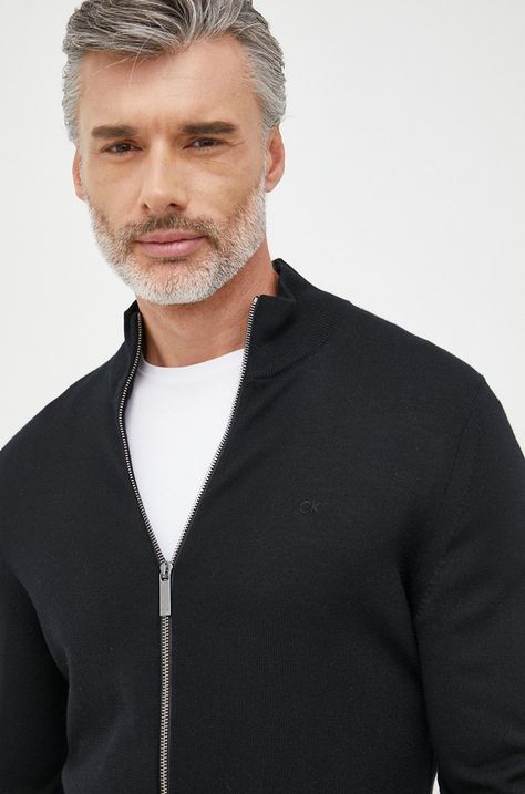 Calvin Klein sweter wełniany
