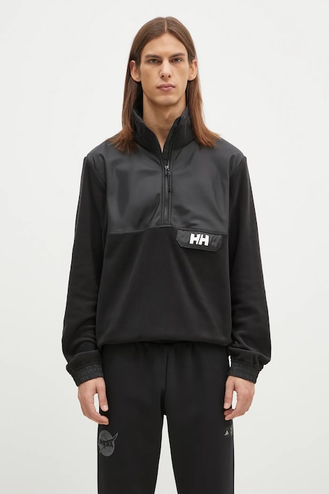 Кофта Helly Hansen чоловіча колір чорний однотонна
