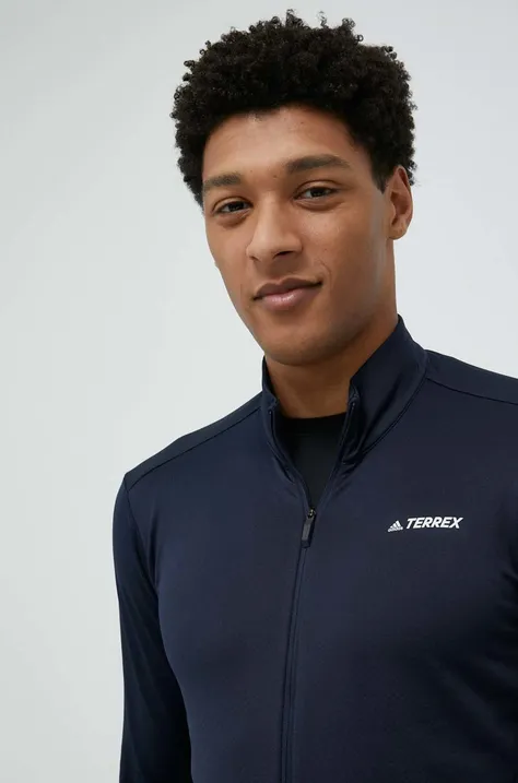 adidas TERREX bluza sportowa Multi męska kolor granatowy gładka