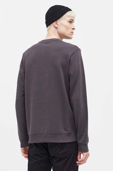 Бавовняна кофта HUGO — AW22-BLM19D, сірий — фото 3