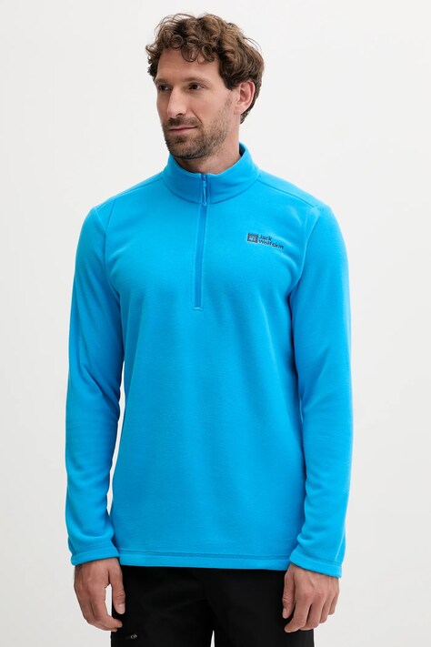 Športni pulover Jack Wolfskin Taunus rumena barva, 1709522