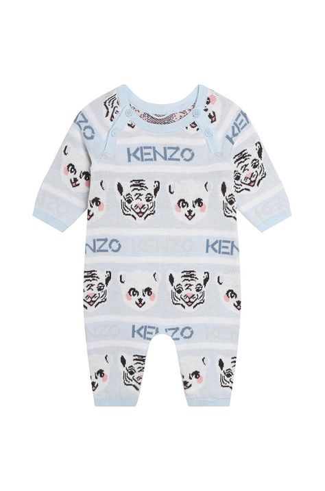 Kenzo Kids Хлопковый комбинезон для младенцев
