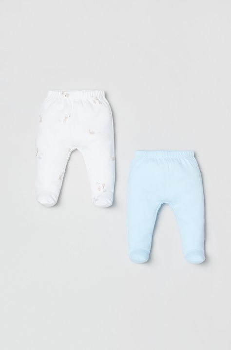 OVS hlače s stopalkami za dojenčka (2-pack)