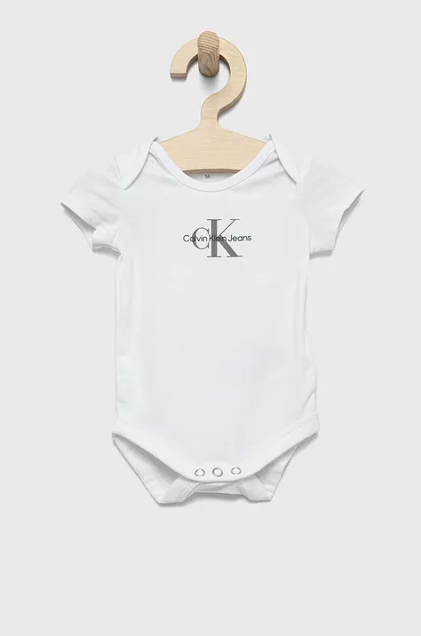 Calvin Klein Jeans body niemowlęce IN0IN00014.9BYY kolor biały