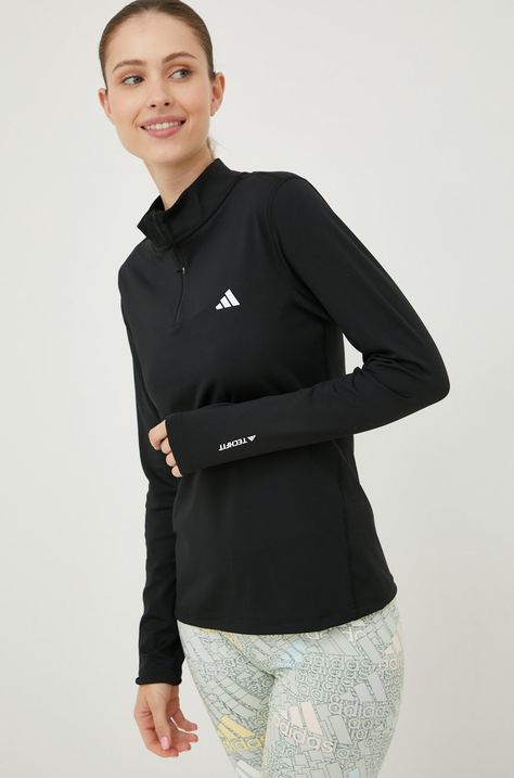 Блуза с дълги ръкави за трениране adidas Performance