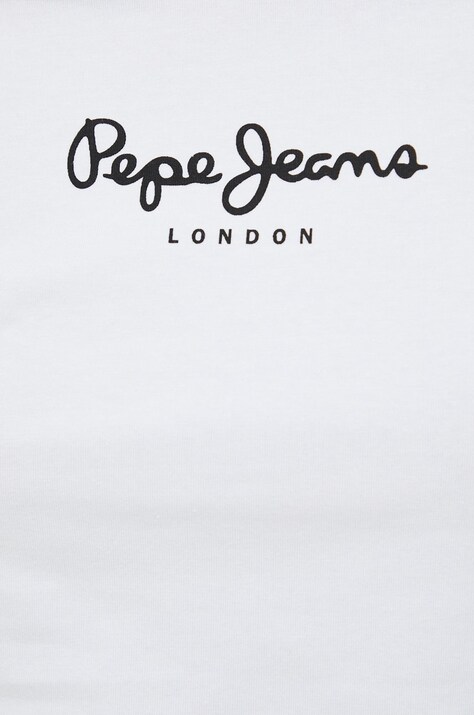 Лонгслів Pepe Jeans — AW22-BUD060, білий — фото 5