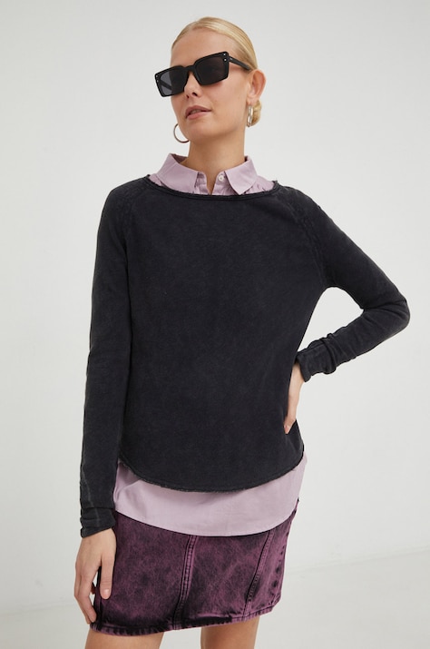 American Vintage top a maniche lunghe in cotone